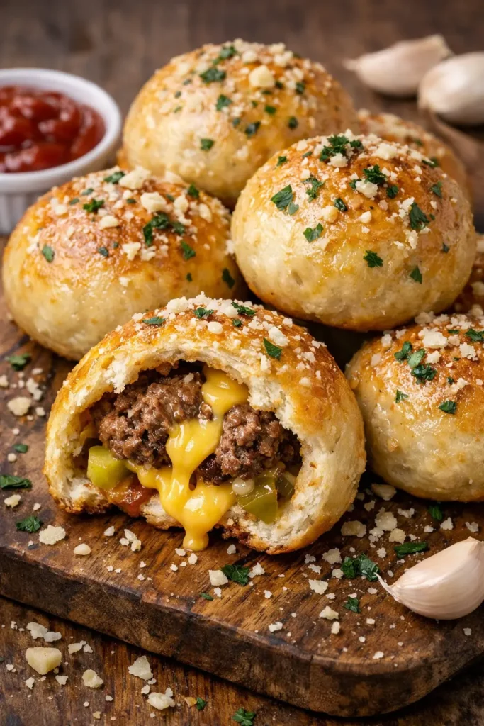 Garlic-Parmesan-Cheeseburger-Bombs-in-content