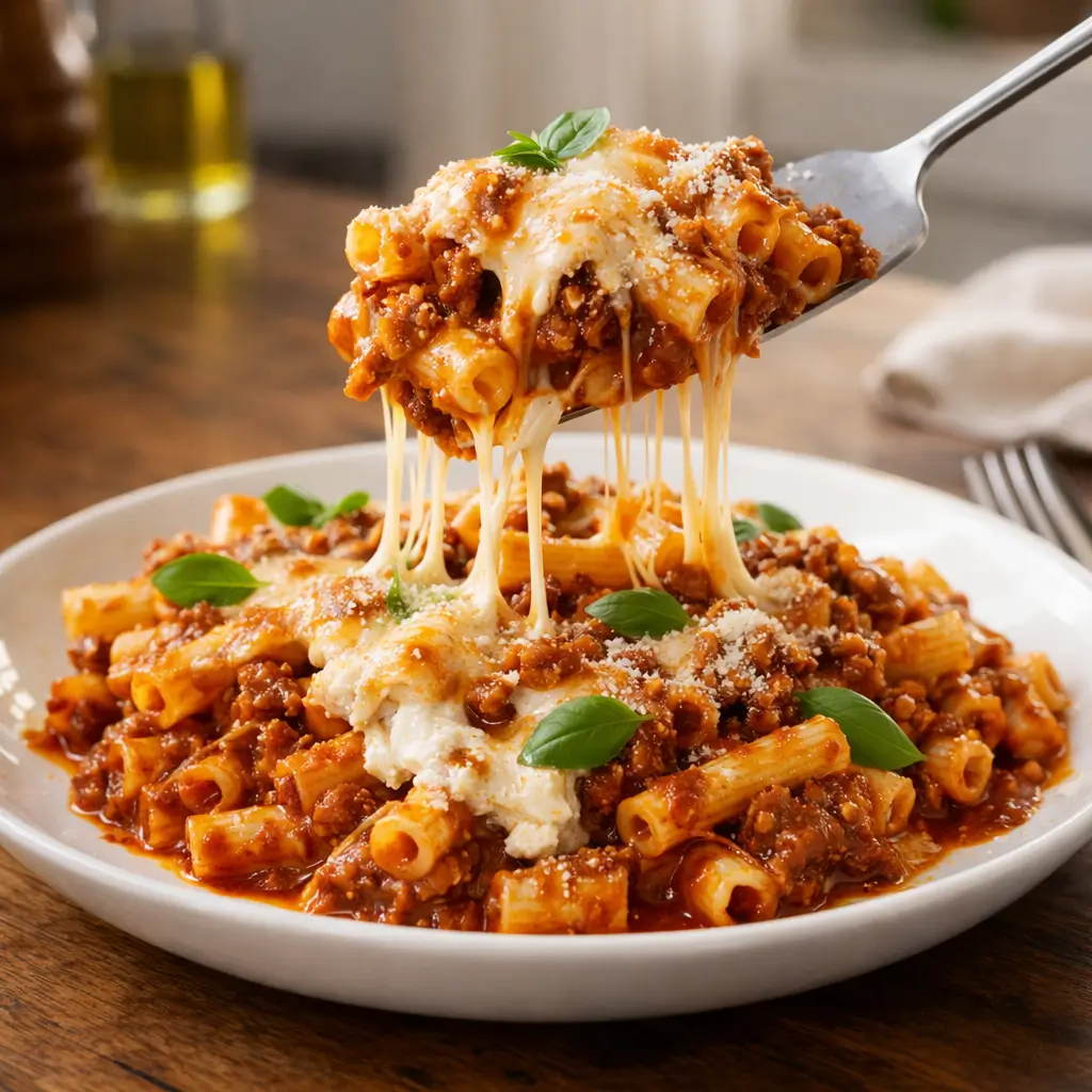 Baked-Ziti-with-Ground-Beef-and-Ricotta-2