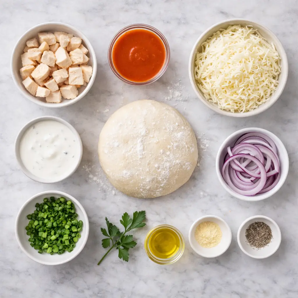 Buffalo-Chicken-Pizza-ingredients