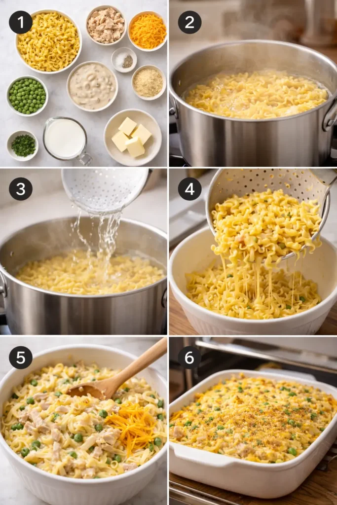 Cheesy-Tuna-Noodle-Casserole-steps