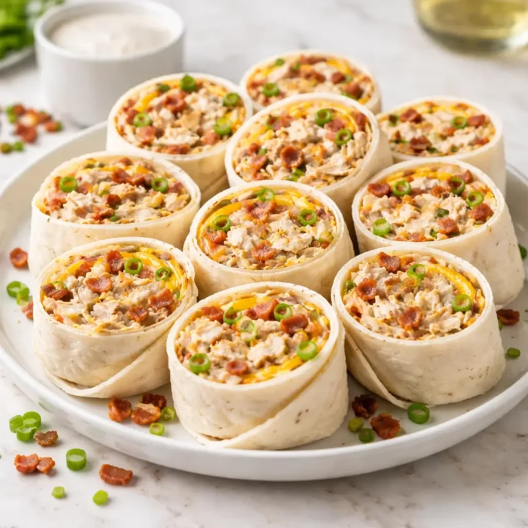 Crack chicken pinwheels sliced and ready for game day