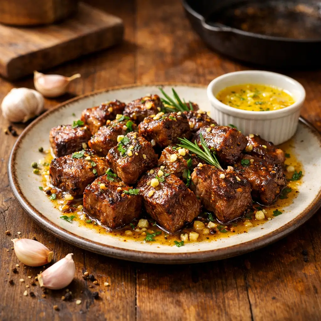 Garlic-Butter-Steak-Bites