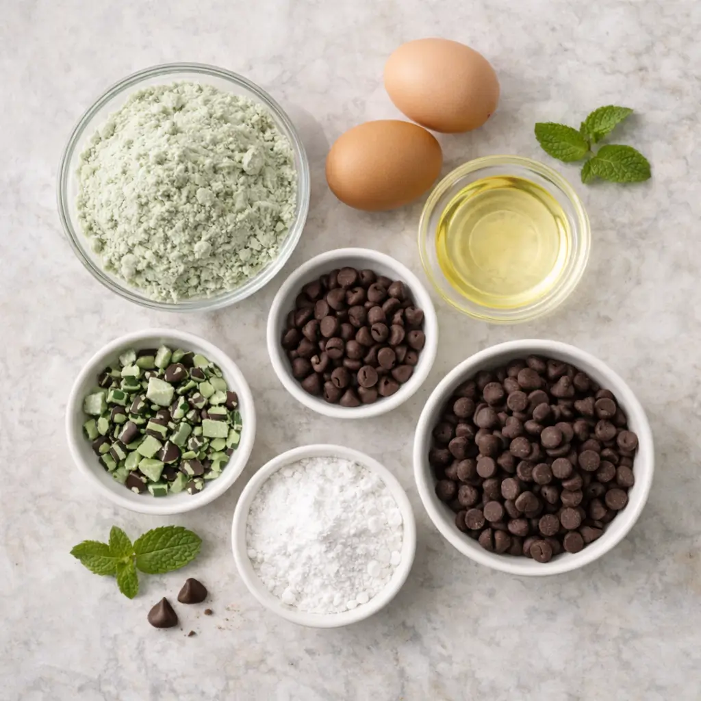 Grasshopper-Cake-Mix-Cookies-ingredients