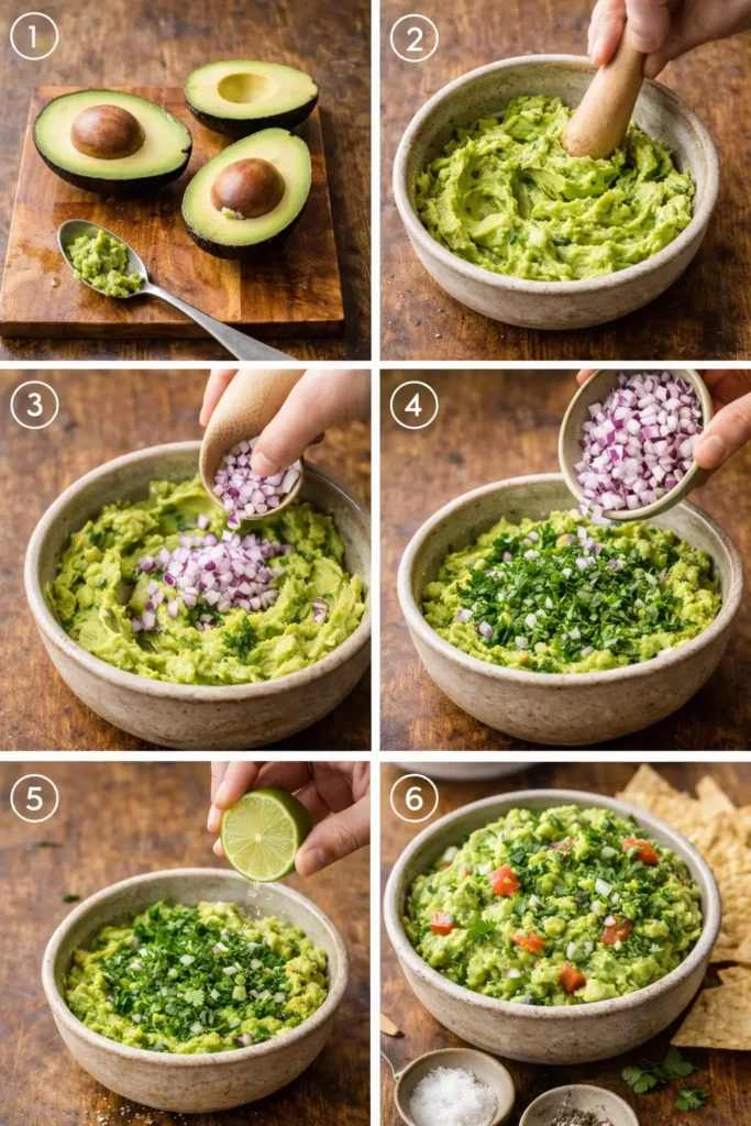 Homemade-Guacamole-Recipe-steps