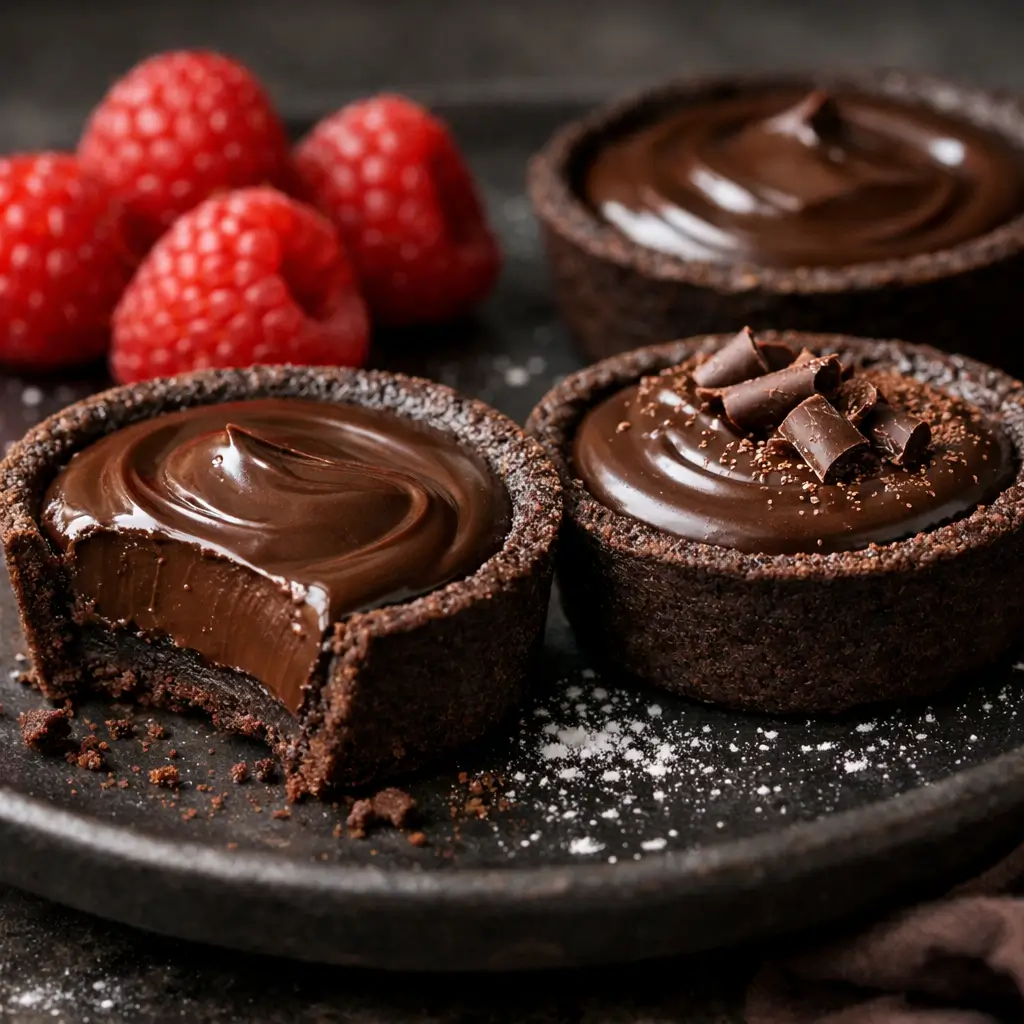 Mini-Chocolate-Tarts-with-Ganache-1