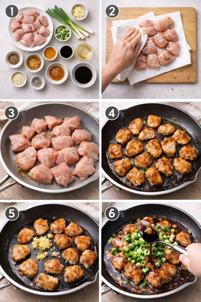 Scallion-Chicken-steps