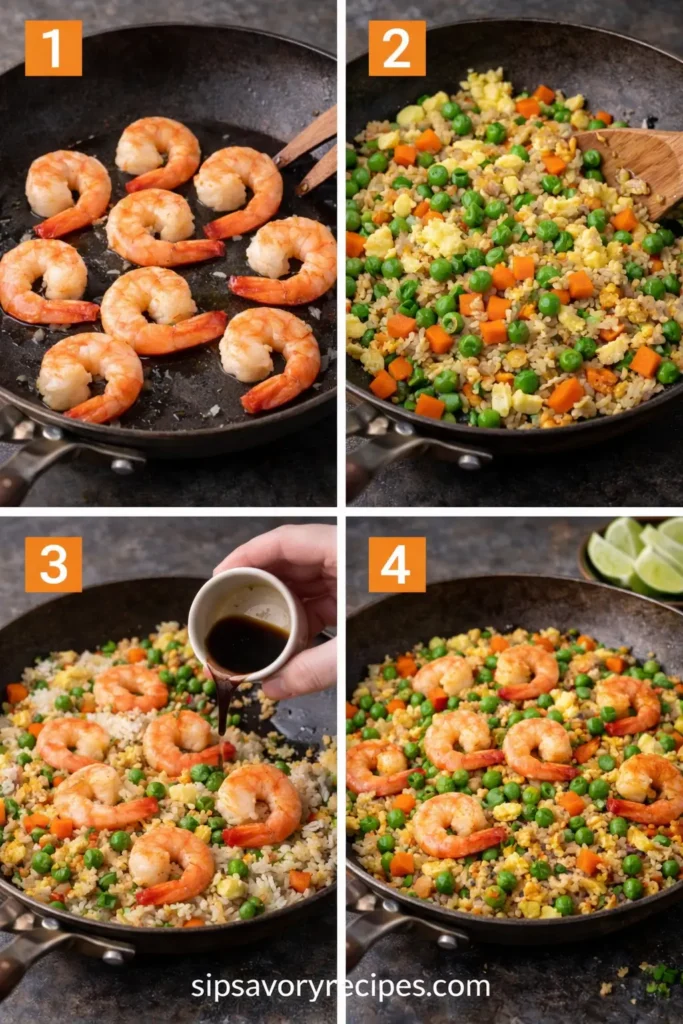 Shrimp-Fried-Rice-steps