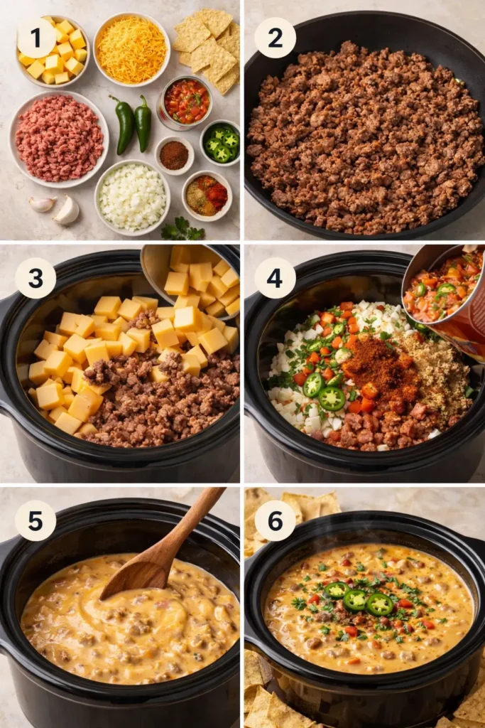 Slow-Cooker-Queso-Dip-steps