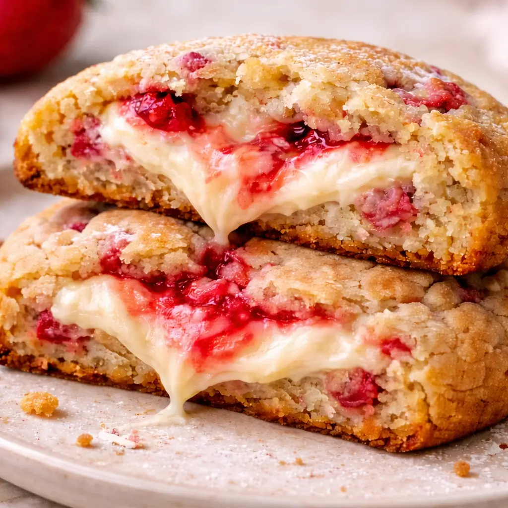 Strawberry-Cheesecake-Stuffed-Cookies-2