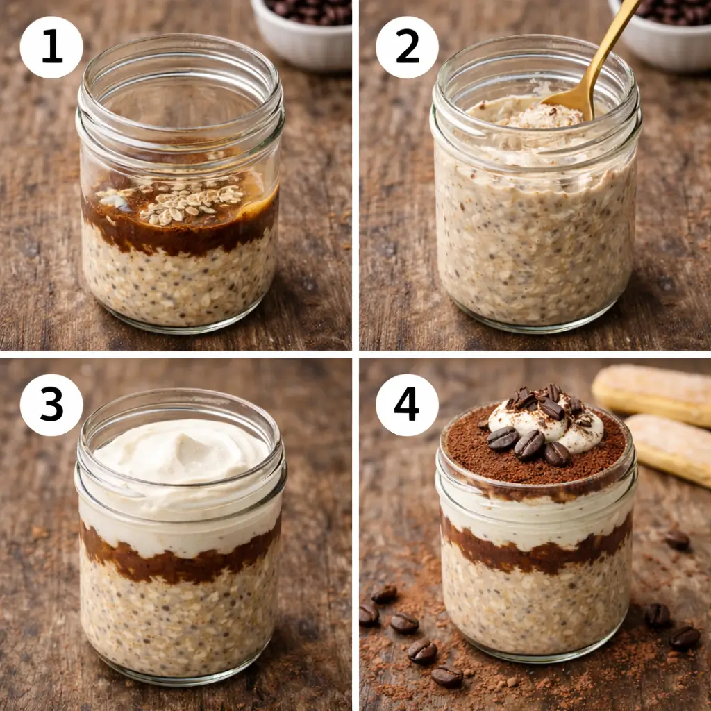 Tiramisu-Overnight-Oats-steps