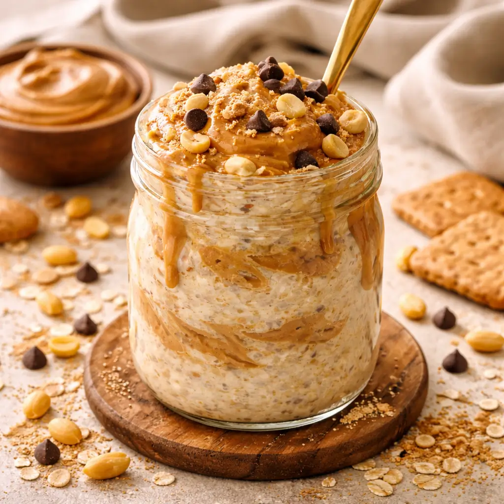 peanut-butter-cheesecake-overnight-oats-in-content