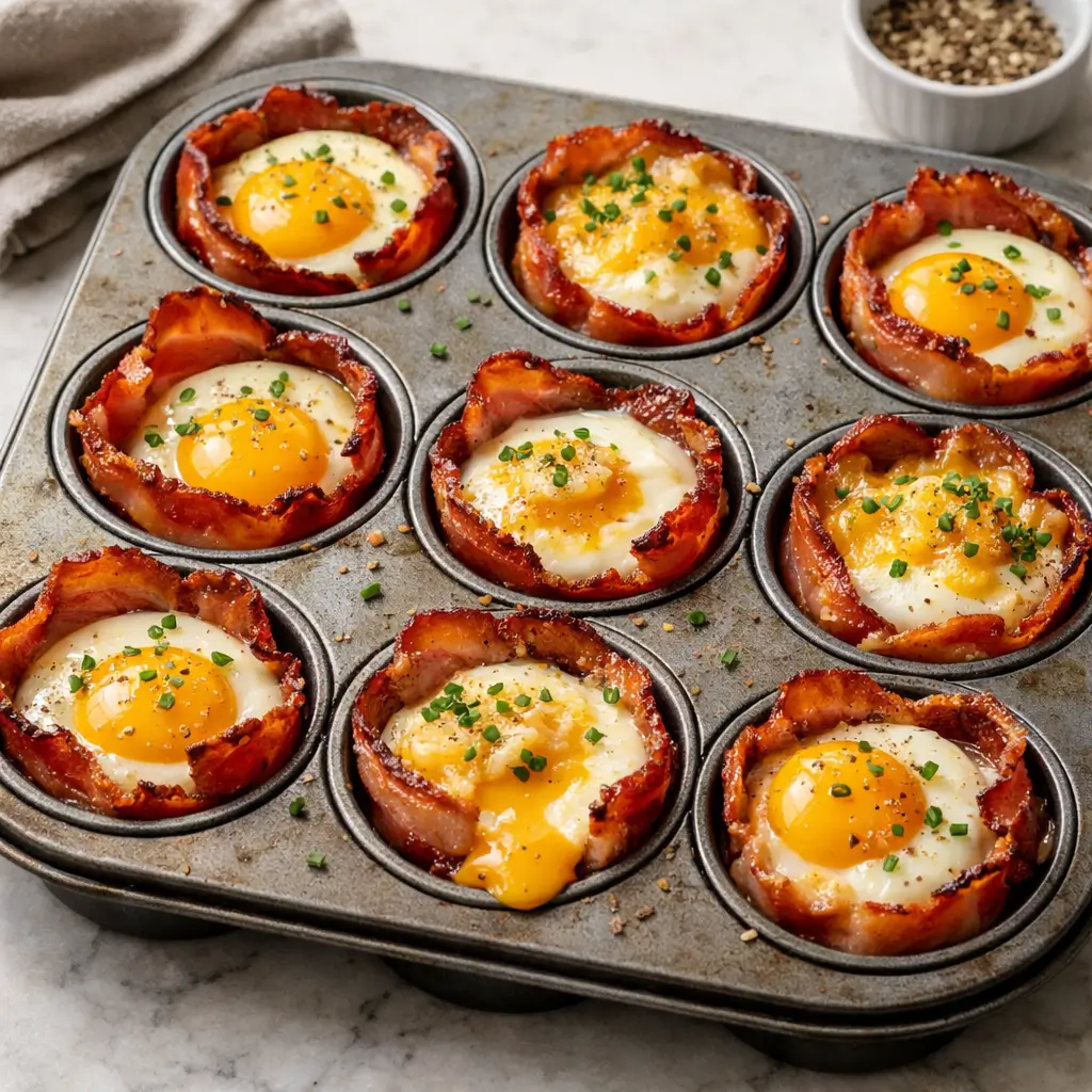 Baked-Eggs-in-a-Muffin-Tin-with-Bacon-1