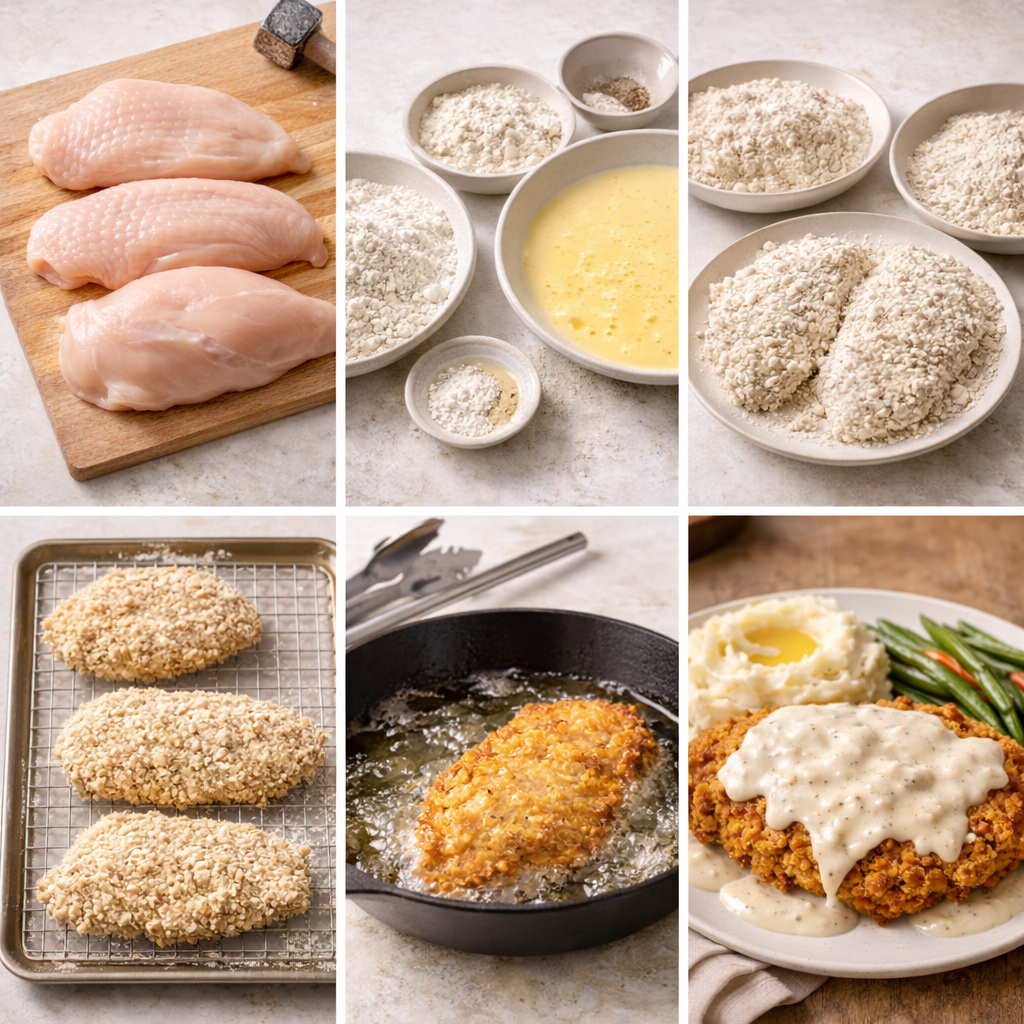 Chicken-Fried-Chicken-steps