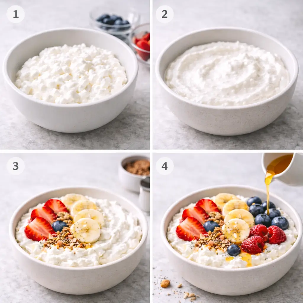Cottage-Cheese-Breakfast-Bowl-steps