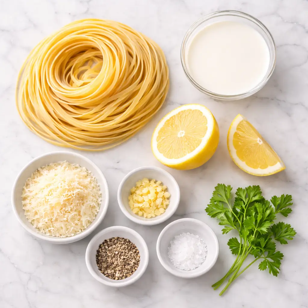 Creamy-Lemon-Pasta-ingredients