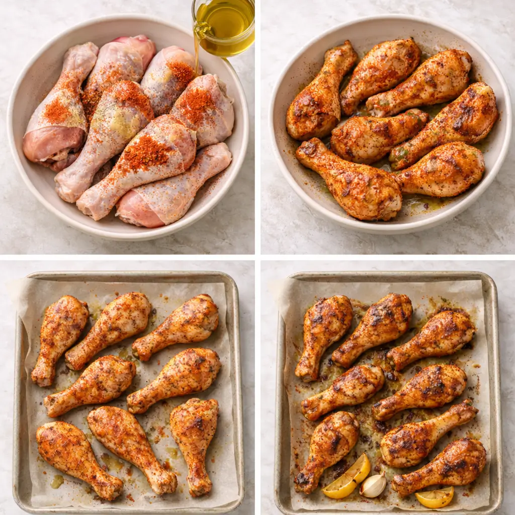 Crispy-Baked-Chicken-Drumsticks-steps