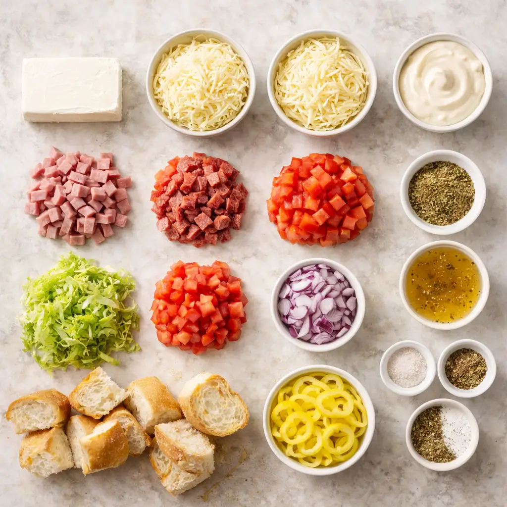 Hoagie-Dip-Recipe-ingredients