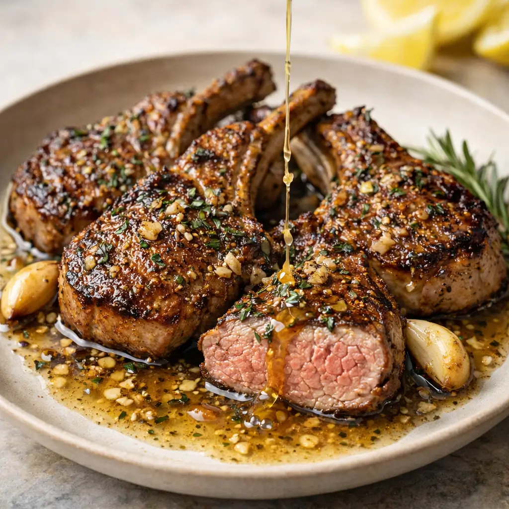 Juicy-Garlic-Butter-Lamb-Chops-3