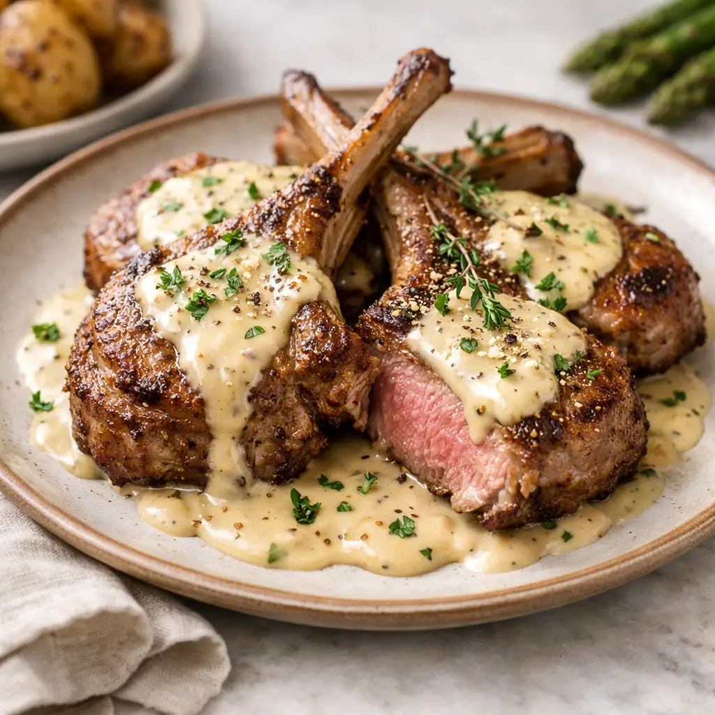 Lamb-Chops-with-Creamy-Dijon-Mustard-Sauce-1