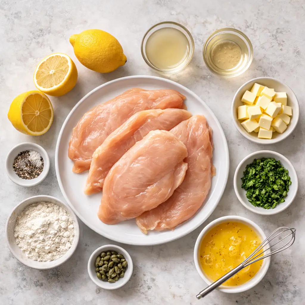 Lemon-Chicken-Francese-ingredients