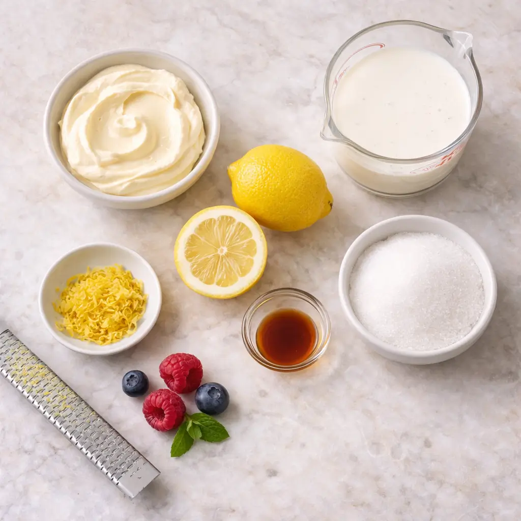 Lemon-Mascarpone-Mousse-ingredients