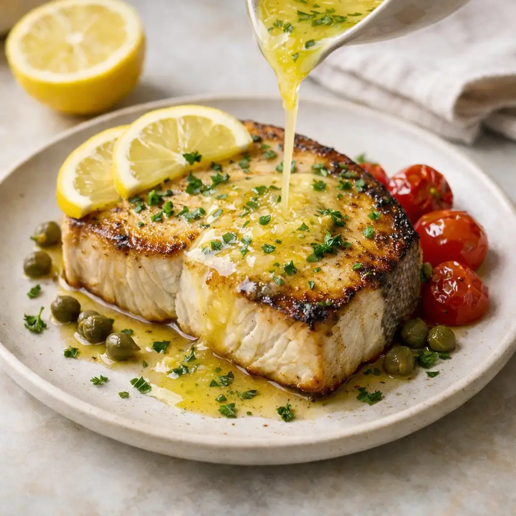 Mediterranean-Garlic-Lemon-Herb Oven-Baked-Swordfish-2