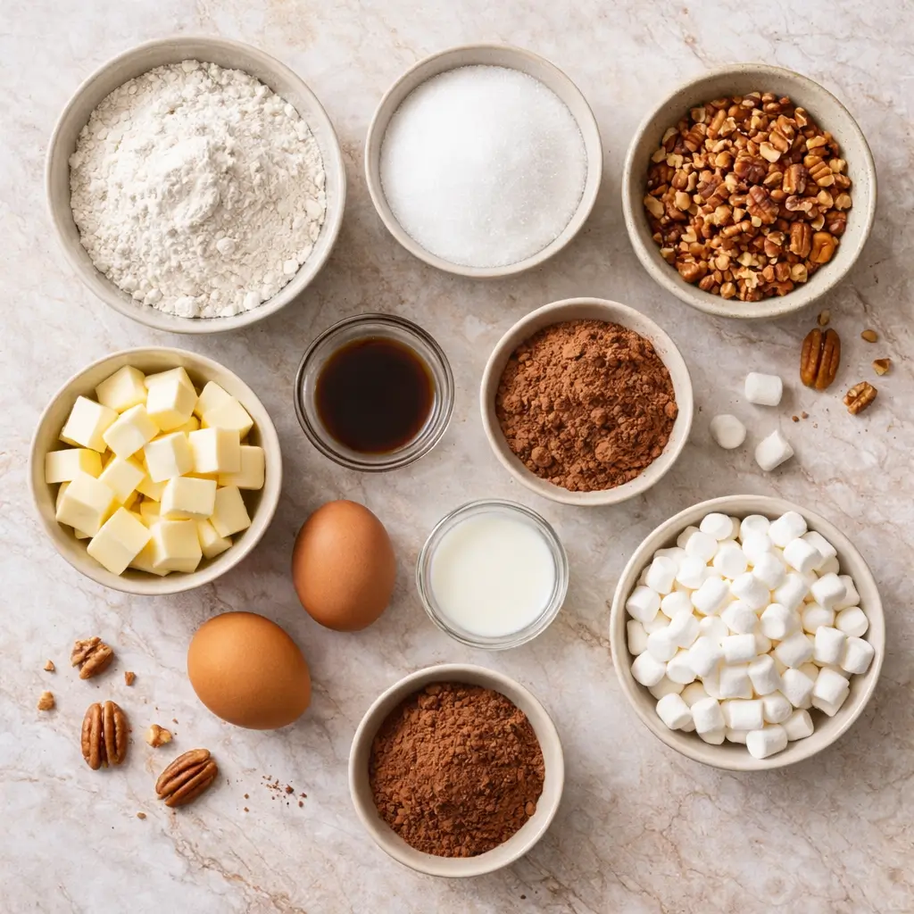 Mississippi-Mud-Cake-ingredients