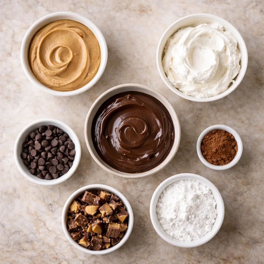 Peanut-Butter-Cup-Parfaits-ingredients