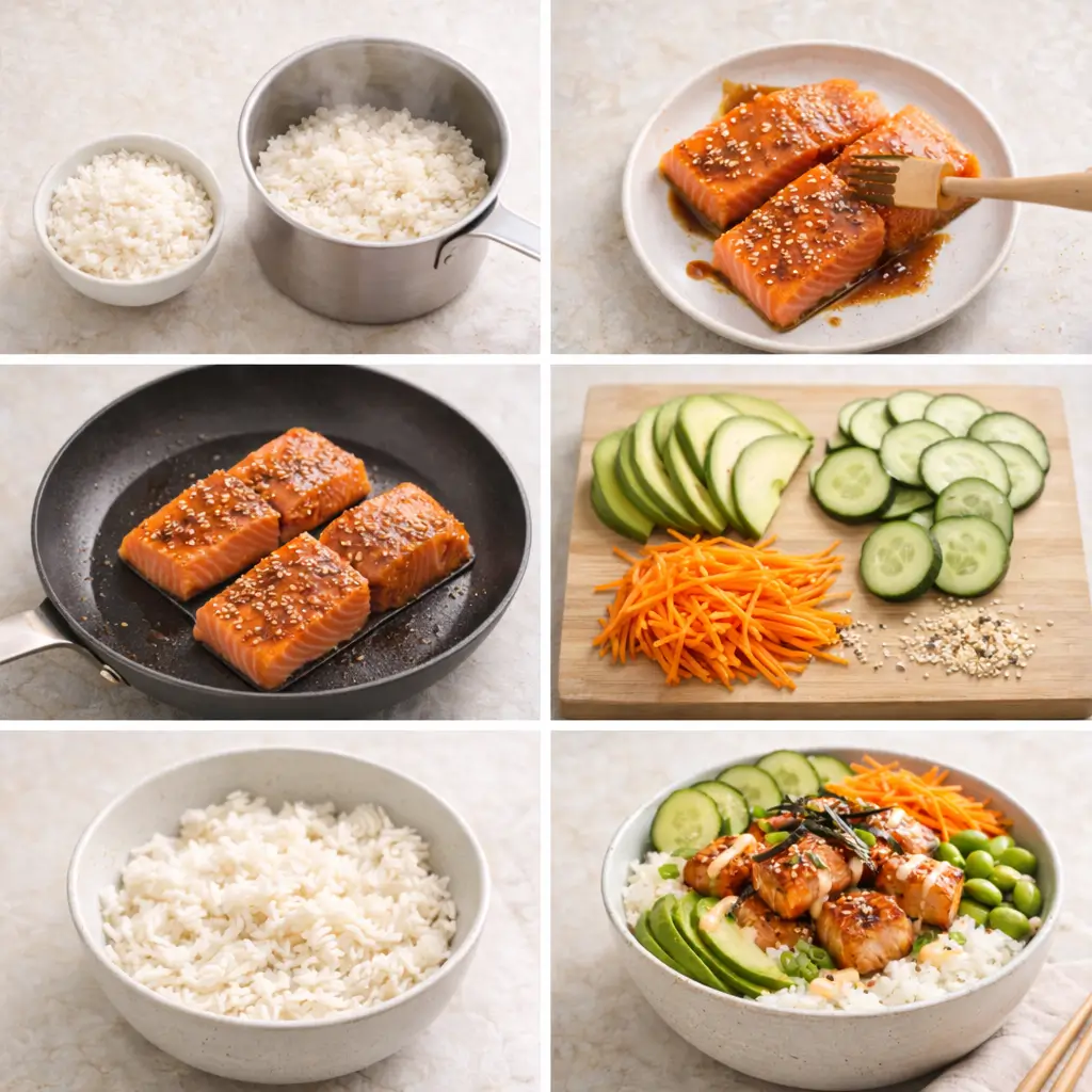 Salmon-Rice-Bowl-steps