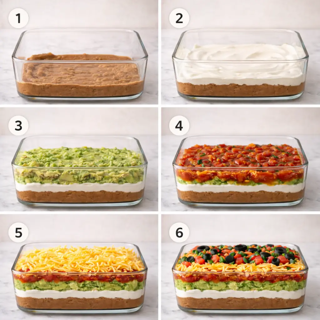 Seven-Layer-Dip-Recipe-steps