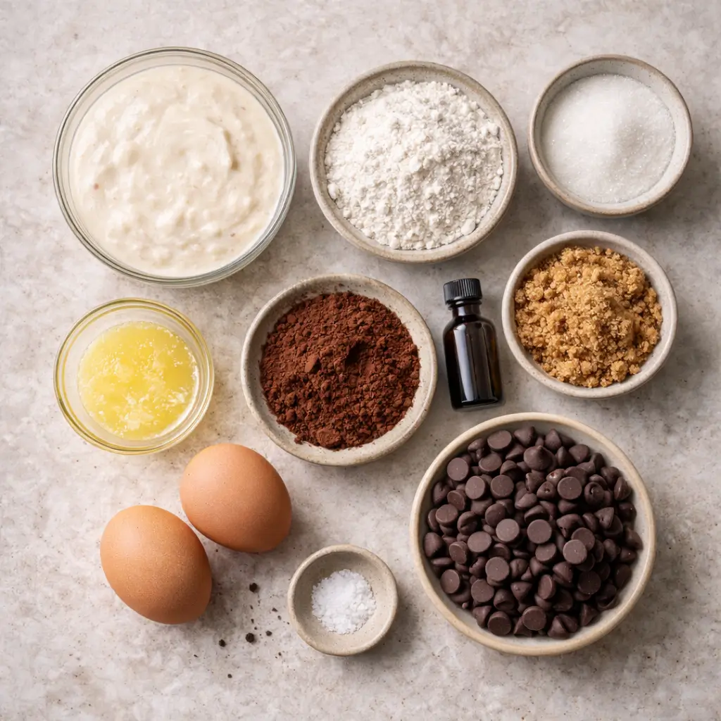 Sourdough-Discard-Brownies-ingredients