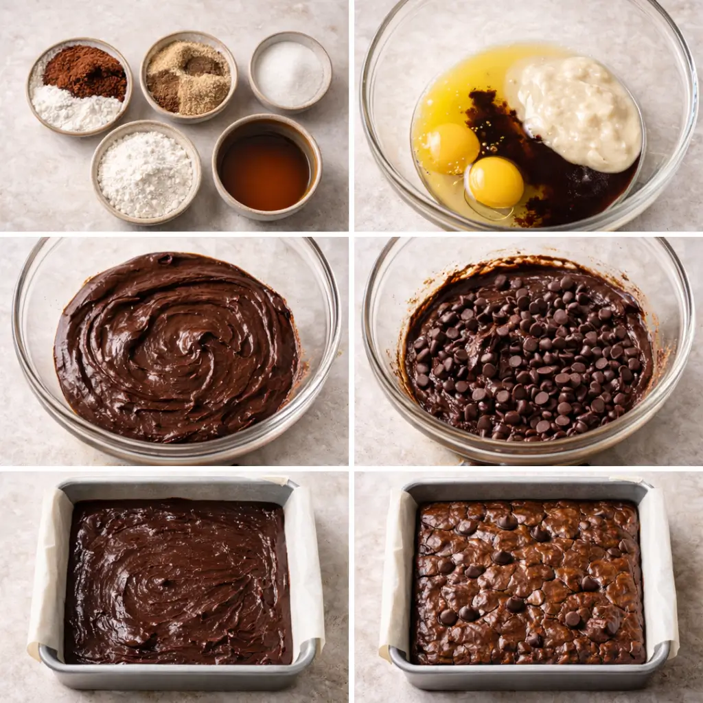Sourdough-Discard-Brownies-steps