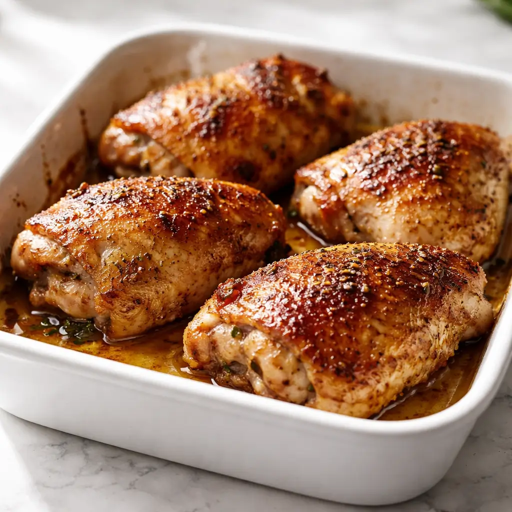 Baked-Chicken-Thighs-featured
