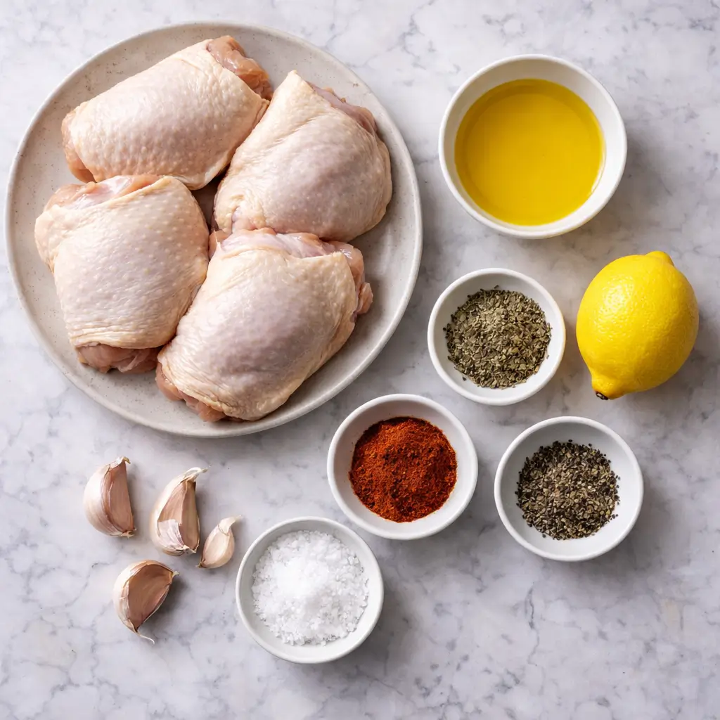 Baked-Chicken-Thighs-ingredients