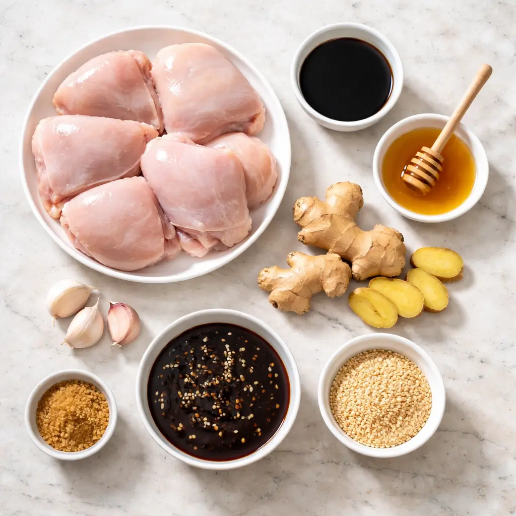 Baked-Teriyaki-Chicken-ingredients