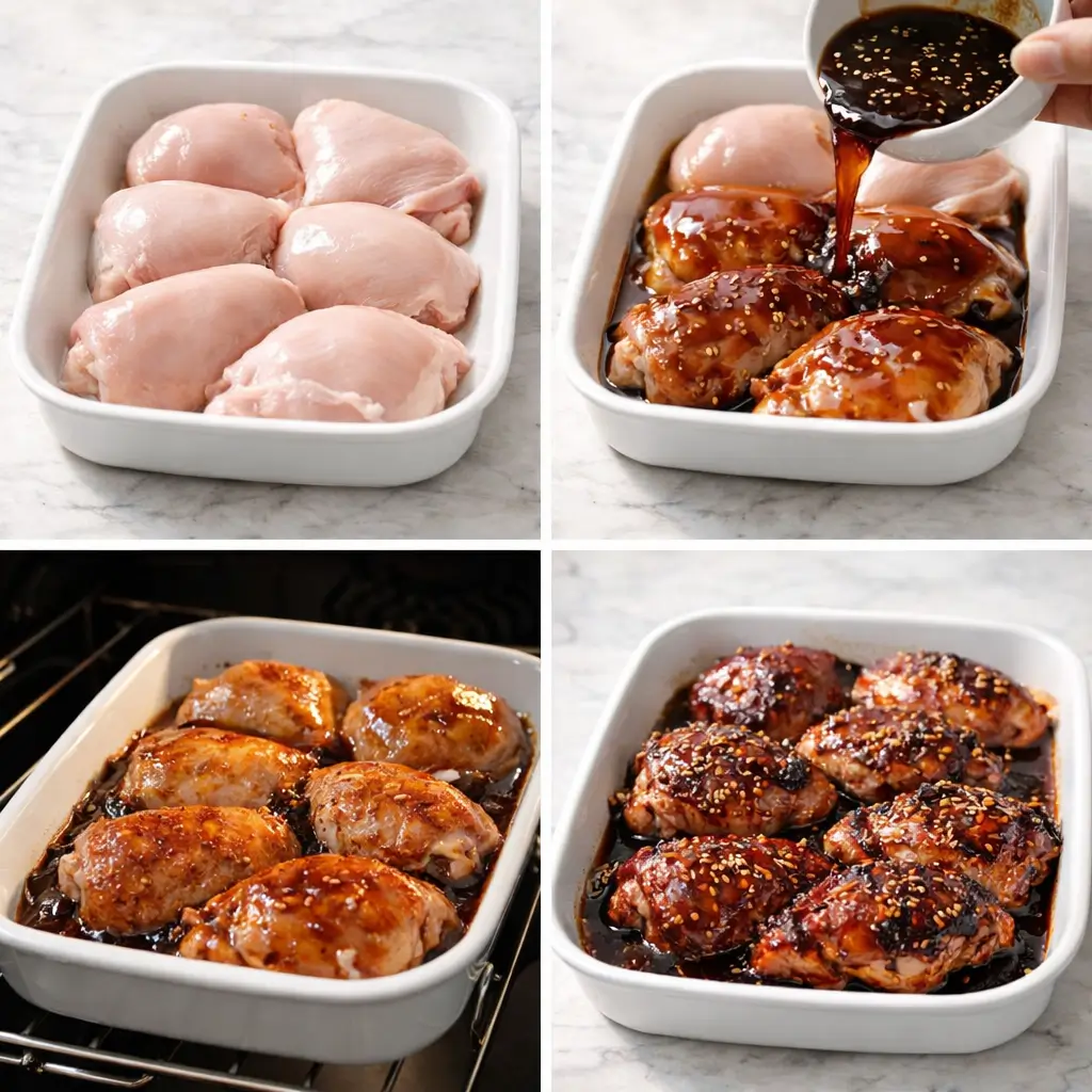 Baked-Teriyaki-Chicken-steps