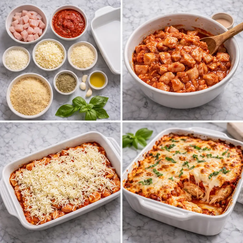 Chicken-Parmesan-Casserole-steps