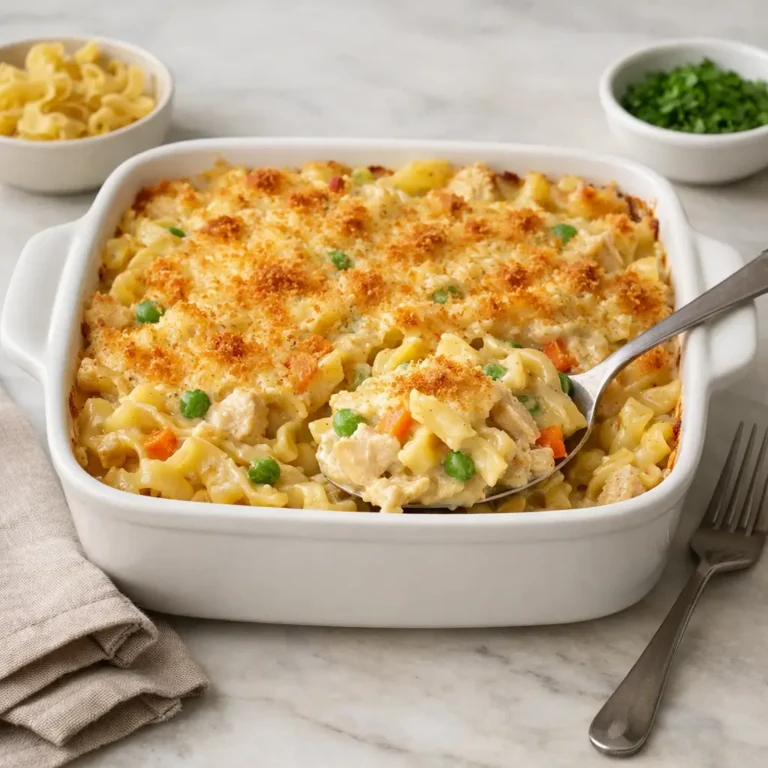 Creamy Chicken Noodle Casserole