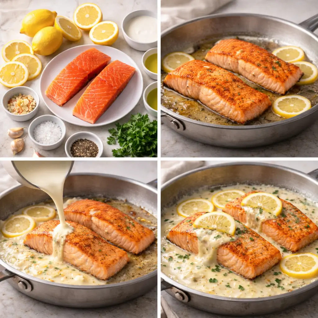 Creamy-Lemon-Butter-Salmon-steps