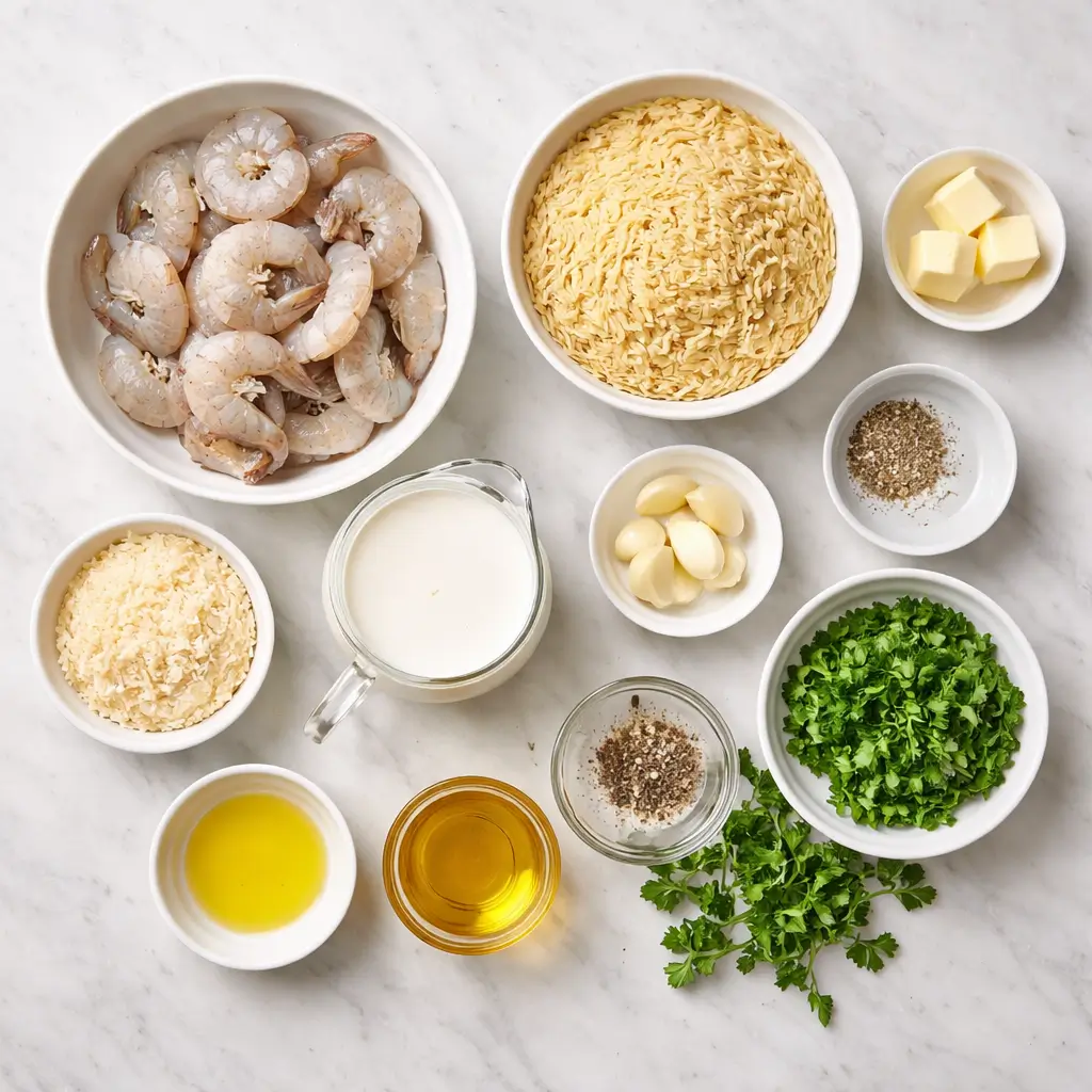 Creamy-Shrimp-Orzo-recipe-ingredients