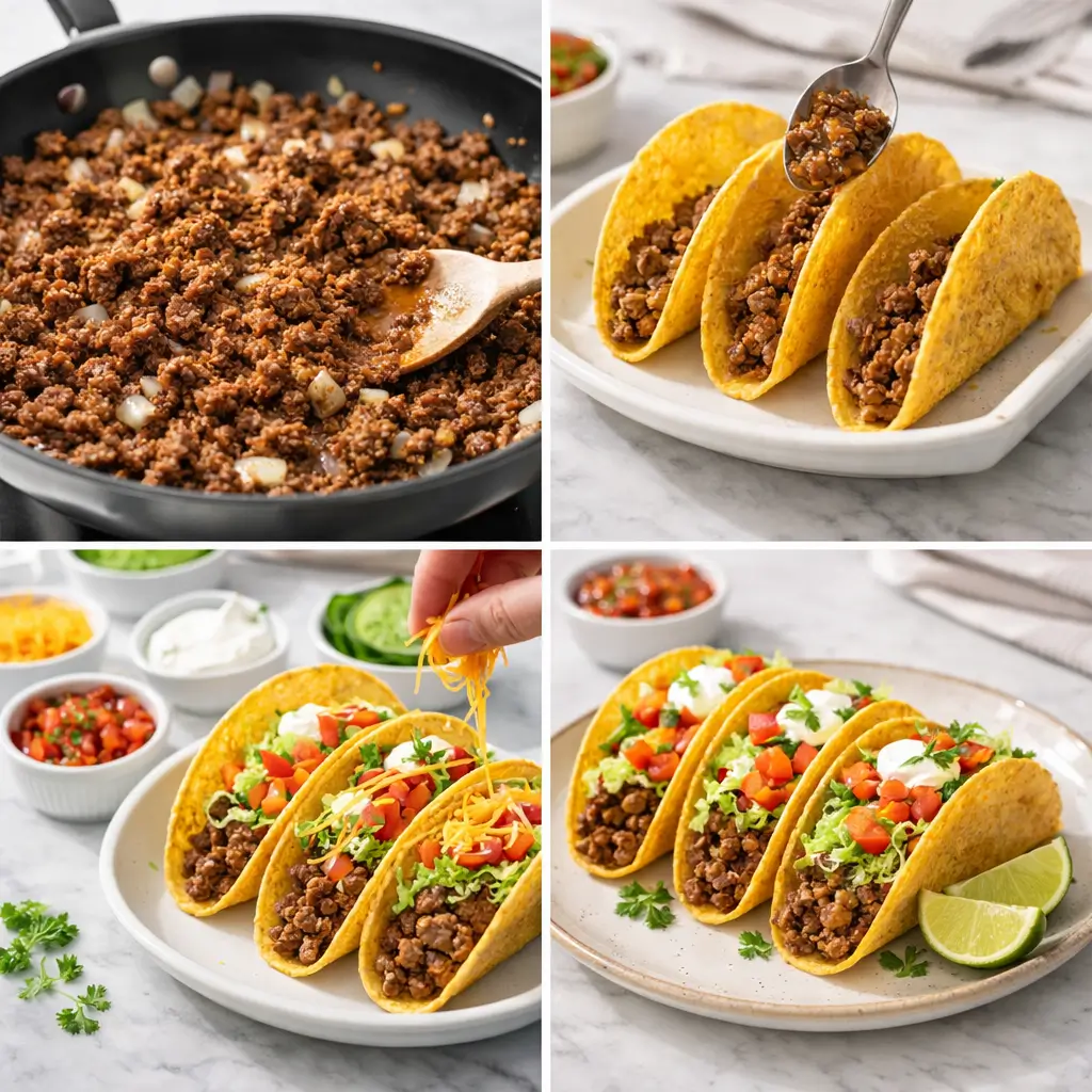 Crispy-Ground-Beef-Tacos-steps