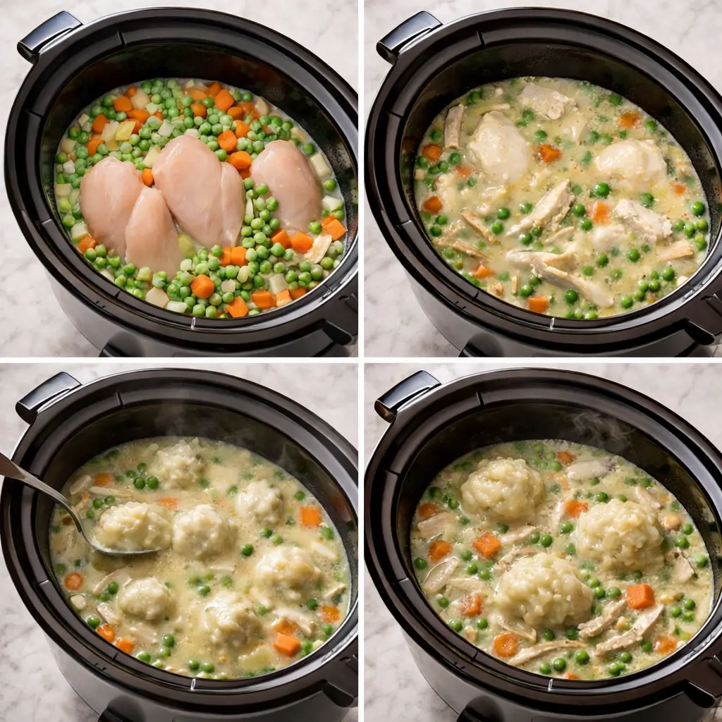 Crockpot-Chicken-and-Dumplings-steps
