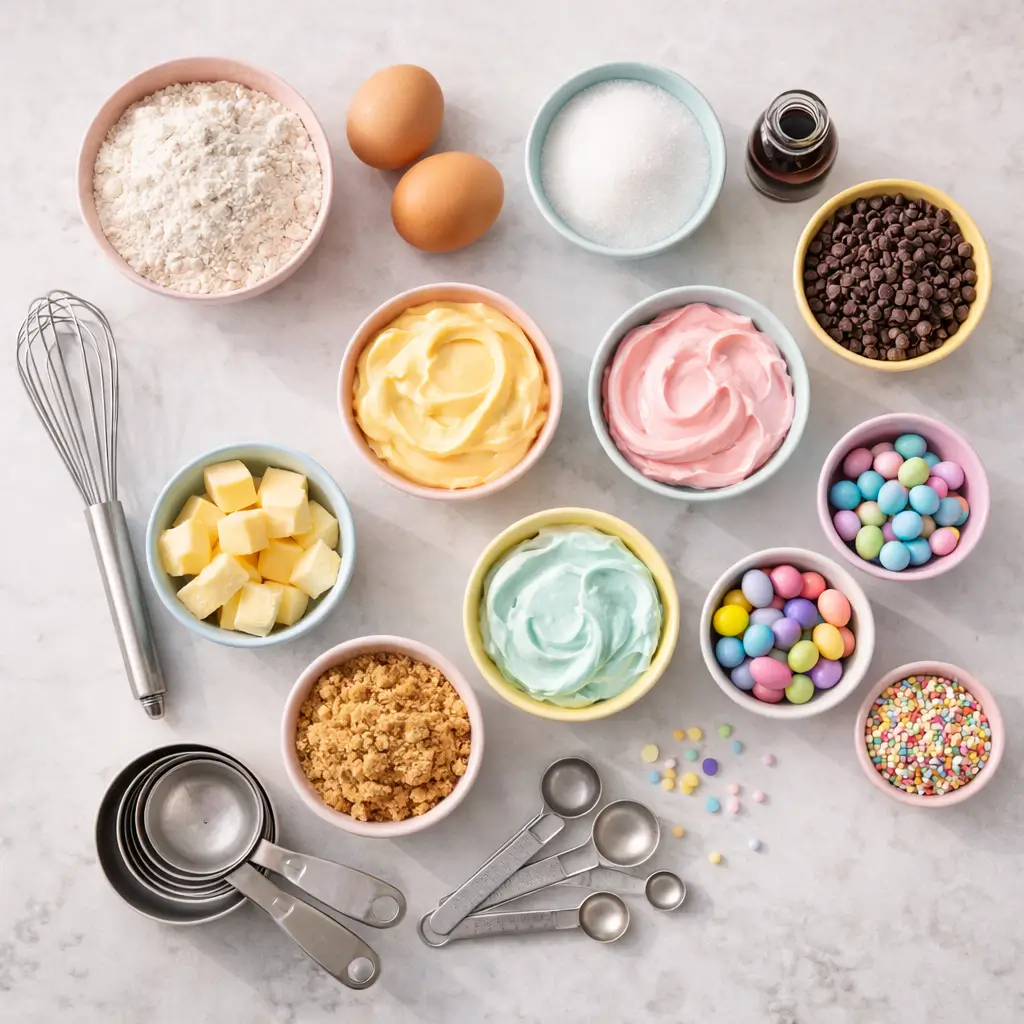 Easter-Cookie-Cake-ingredients