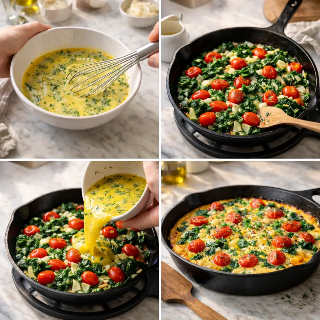 Easy-Dinner-Frittata-Recipe-steps