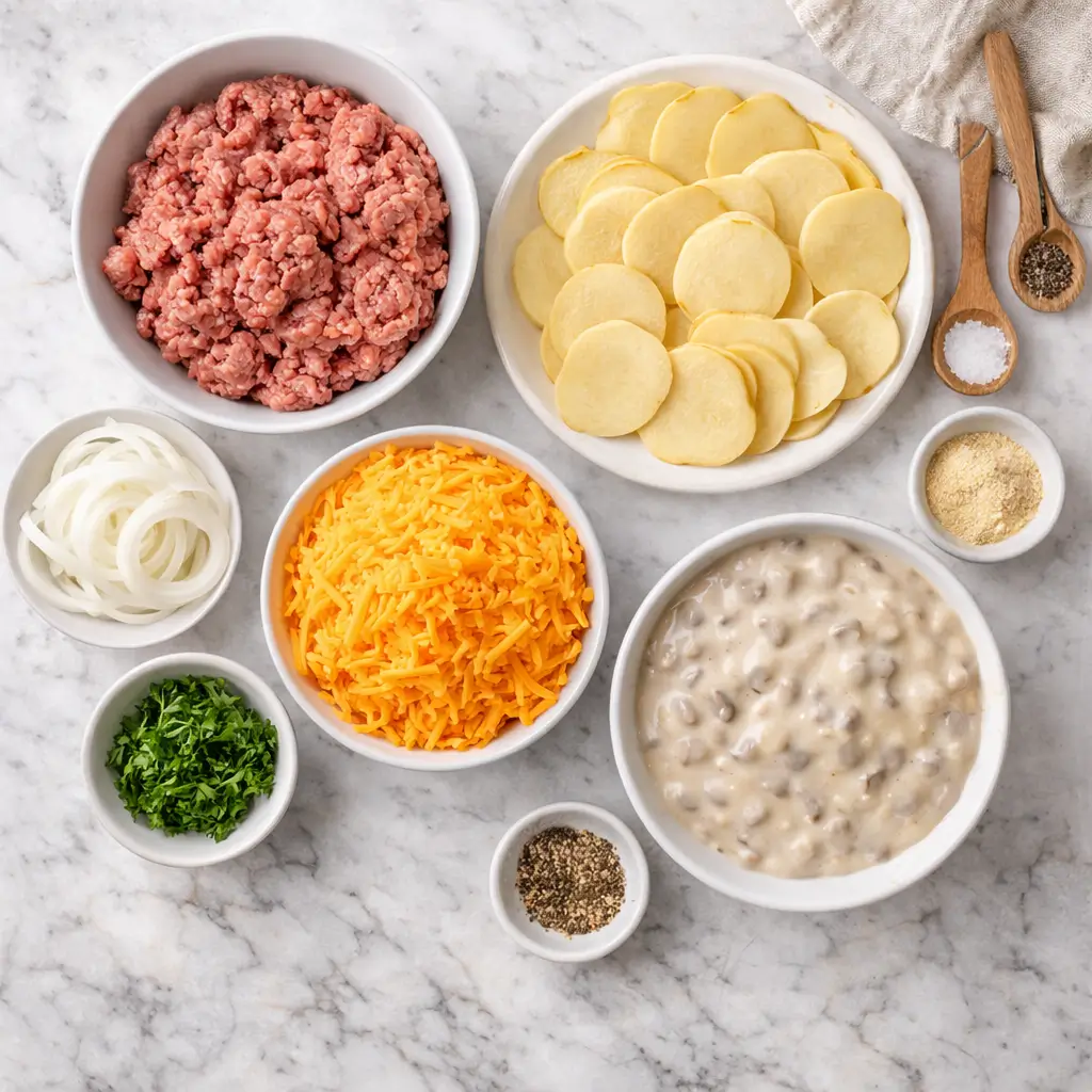 Hobo-Casserole-Ground-Beef-ingredients