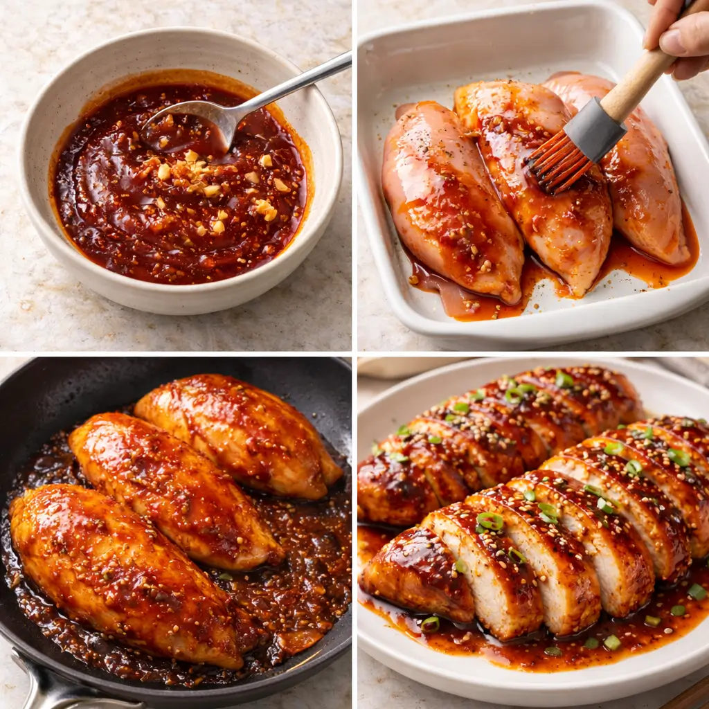 Korean-Chicken-Breasts-Recipe-steps