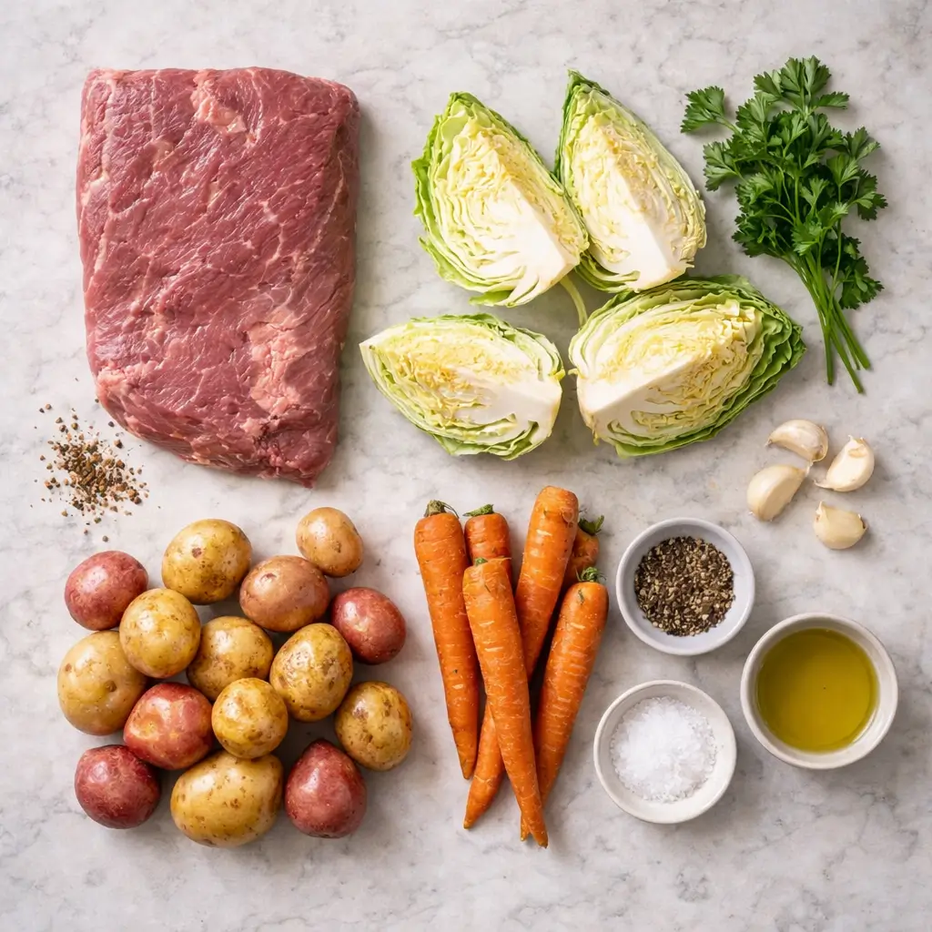 Sheet-Pan-Corned-Beef-and-Cabbage-ingredients