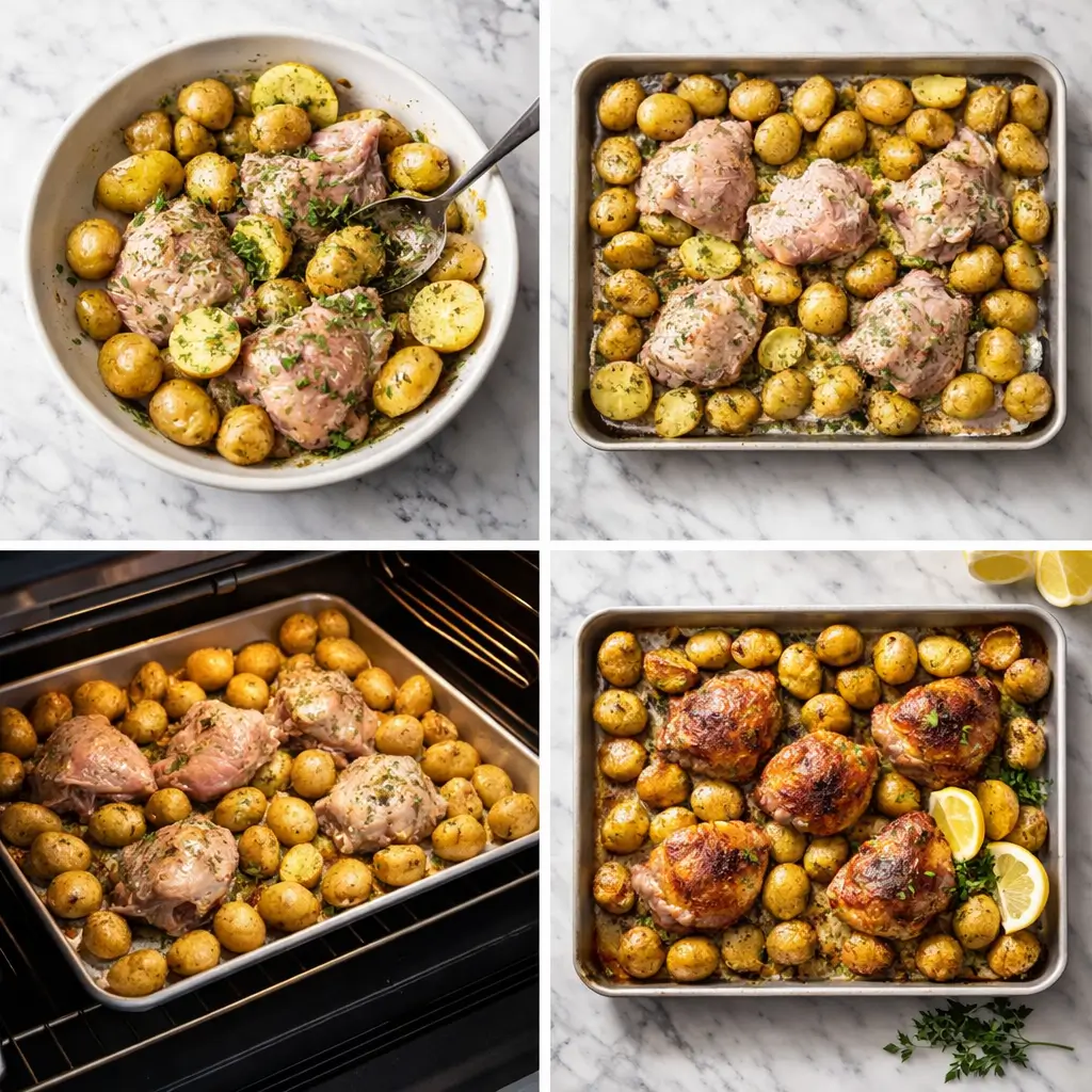Sheet-Pan-Lemon-Chicken-and-Potatoes-steps