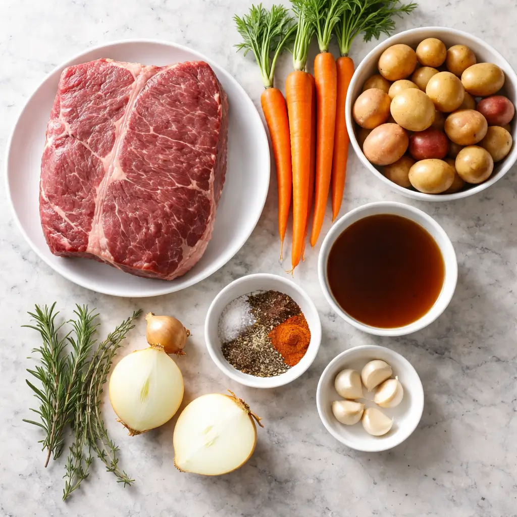 Slow-Cooker-Pot-Roast-ingredients