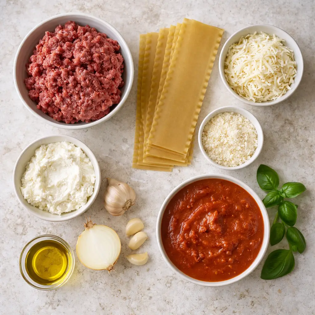 slow-cooker-lasagna-ingredients